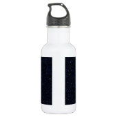 Blue Glitter Sequin Disco 32. oz. Waterfles (Achterkant)