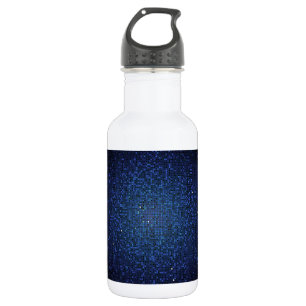 Blue Glitter Sequin Disco 32. oz. Waterfles
