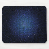 Blue Glitter Sequin Disco gepersonaliseerde mousep Muismat (Voorkant)