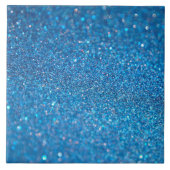 Blue Glitter Shiny Style Tegeltje (Voorkant)