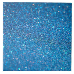 Blue Glitter Shiny Style Tegeltje