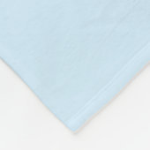 Blue Glitter Silhouette Bunny Fleece Blanket Deken (Hoek)