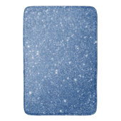 Blue Glitter Sparkles Badmat (Voorkant Verticaal)