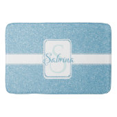 Blue Glitter Specialized Bath Mat (Voorkant)