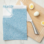 Blue Glitter Specialized Kitchen Towel Theedoek (Quarter Fold)