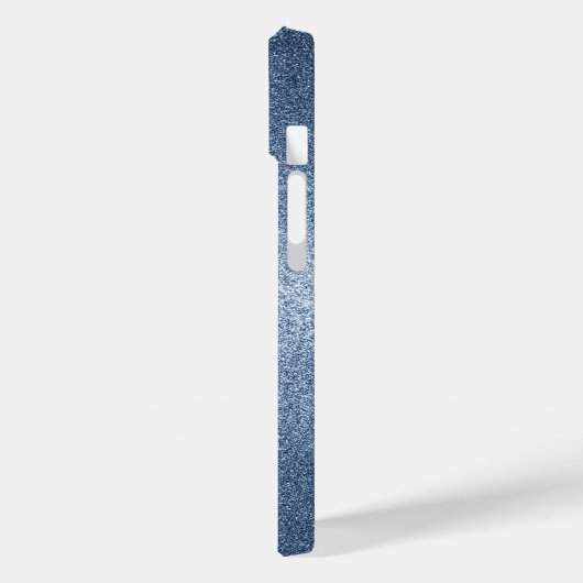 Blue Glitter Unicorn Case-Mate iPhone Case (Achterkant / Links)