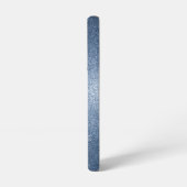 Blue Glitter Unicorn Samsung Galaxy Hoesje (Linkerkant)