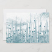 Blue Glitter zal je mijn Bridesmaid zijn Kaart (Achterkant)