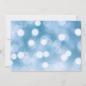 Blue Glitter zal je mijn uitnodiging zijn. (Achterkant)