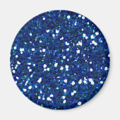 Blue Glitters Magnet (Voorkant)