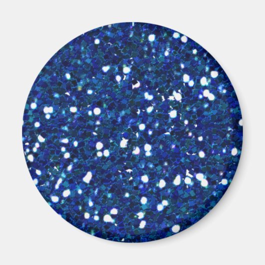 Blue Glitters Magnet (Voorkant)