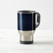 Blue Glitz 15 oz. Roestvrij staal Travel Mug Cup Reisbeker (Voorkant rechts)