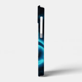 Blue Glo Biohazard iPhone Case (Achterkant / Links)