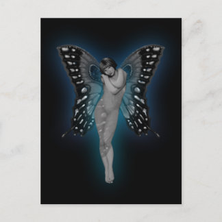 Blue Glow Fairiy Briefkaart