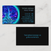 Blue Glow Tree of Life Visitekaartje (Voorkant / Achterkant)