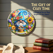 Blue Gnome Hello Spring Grote Klok