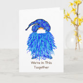 Blue Gnome: We're In This Together Kaart (Gele Bloem)