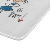 Blue Go Team Cheerleader Snijplank (Hoek)