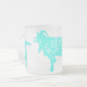 Blue Goat Jaar van de Geit Schaap Ram Mok (Voorkant links)