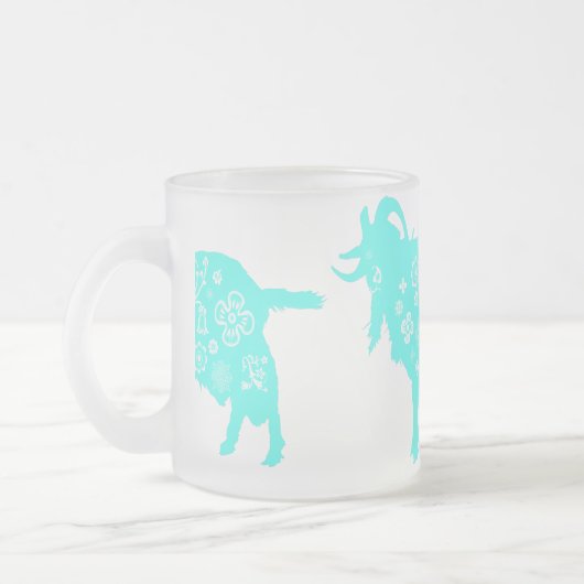 Blue Goat Jaar van de Geit Schaap Ram Mok (Links)