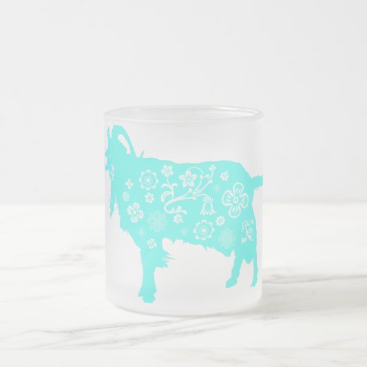 Blue Goat Jaar van de Geit Schaap Ram Mok (Center)