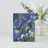 Blue Goddess Art Briefkaart (Staand voorkant)