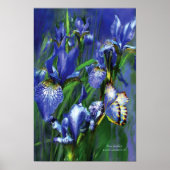 Blue Goddess Art Poster/Print Poster (Voorkant)