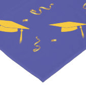 Blue Gold 2025 Afstuderen Felicitaties Korte Tafelloper (Hoek)