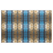 Blue Gold Abstract Seamless Pattern Fabric Stof (Fat Quarter)