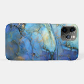 blue gold abstracte scifi orbb Case-Mate iPhone case (Achterkant (horizontaal))