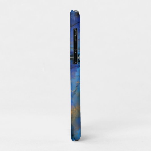 blue gold abstracte scifi orbb Case-Mate iPhone case (Achterkant/links)