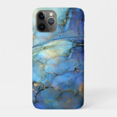 blue gold abstracte scifi orbb Case-Mate iPhone case (Achterkant)
