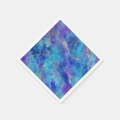 Blue, Gold and Purple Marble  Servet (Hoek)