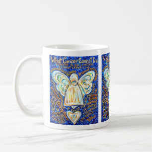 Blue Gold Angel-kanker kan geen koffie-Mok in de m Koffiemok