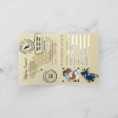 Blue Gold Cabo San Lucas Mexico Wedding Passport (Binnen)