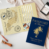 Blue Gold Cabo San Lucas Mexico Wedding Passport