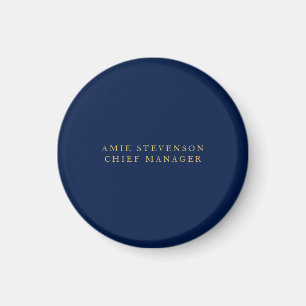 Blue Gold Colors Professional Classical Plain Magneet