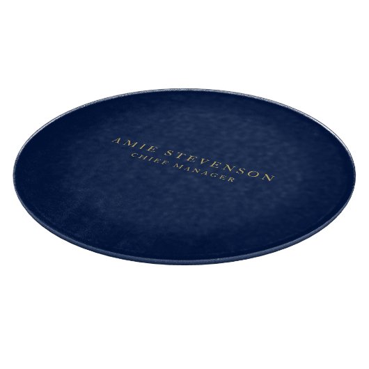 Blue Gold Colors Professional Classical Plain Snijplank (Hoek)