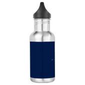 Blue Gold Colors Professional Trendy Modern Plain Waterfles (Links)