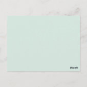 Blue Gold Cream  Lijst Tafelnummer (Achterkant)