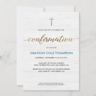 Blue Gold cross  Boy bevestiging