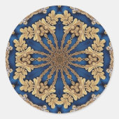 Blue Gold Decorative Sticker (Voorkant)