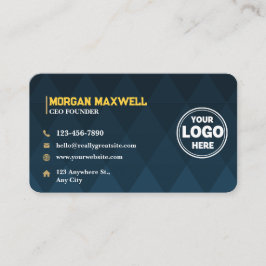 Blue Gold Diamonds Luxury CEO & oprichter Visitekaartje