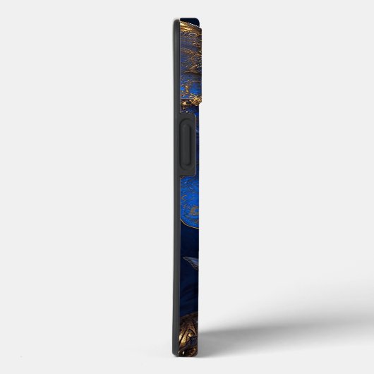 Blue Gold Fairy Fantasy Art Case-Mate iPhone Case (Achterkant / Rechts)