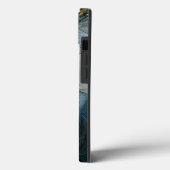 Blue Gold Fantasy Art Hoesje-Mate iPhone Case (Achterkant / Links)