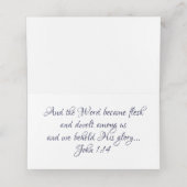 Blue Gold FEESTELIJKE STERREN  Plaatskaartje (Binnenkant ongevouwen)