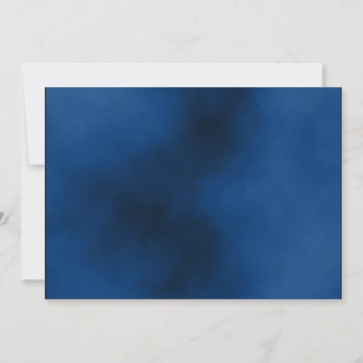 Blue & Gold Football Afstuderen aangekondigd Kaart (Achterkant)