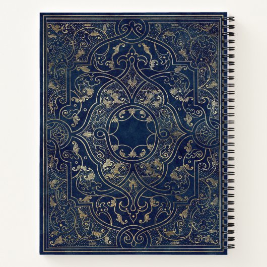 Blue Gold   Gold Notitieboek (Achterkant)