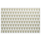 Blue Gold Guardian Angel Art Fabric Material Stof (Yard (91,4 cm))
