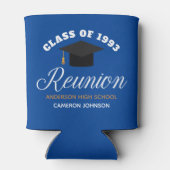 Blue Gold High School Reunion - Gepersonaliseerde Blikjeskoeler (Achterkant)
